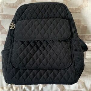 Vera Bradley Black Quilted Backpack